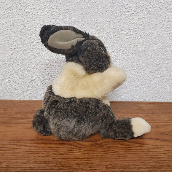 Plush 10" Folkmanis Baby Dutch Rabbit Hand Puppet - Picture 3 of 7